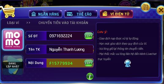 Hướng dẫn nạp tiền toàn diện nhất dành cho các trang web chơi game được xếp hạng Vi68 - Vi68